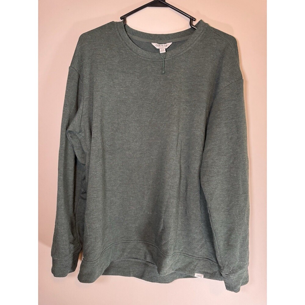 Orvis Classic Collection Sweatshirt Women’s Medium Gray Pullover Modal Soft
